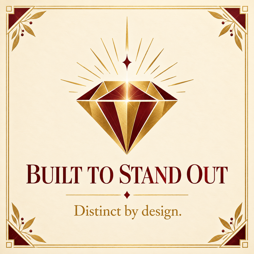 - Built to Stand Out — Distinct by design.